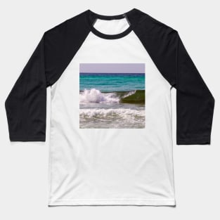 Miramar Beach, Florida Atlantic Ocean Blue Waves Baseball T-Shirt